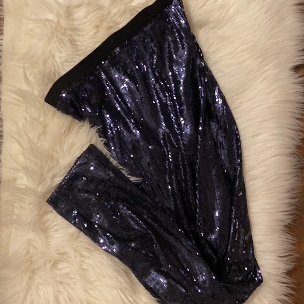 Blue Sequence leggings